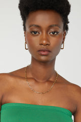 RECTANGULAR HOOP EARRINGS