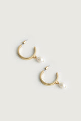 HOOP WITH PEARL