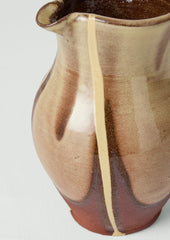 Mollie Milton Slipware Jug | Terracotta/Cream