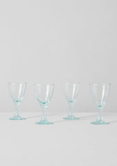 Recycled Bolivian Wine Glasses Set | Clear
