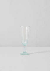 Recycled Bolivian Champagne Glasses Set | Clear