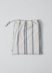 Sail Stripe Shower Curtain | Chalk/Aegean Blue