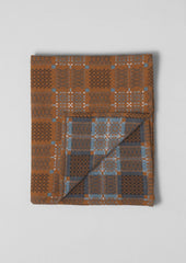 Melin Tregwynt Welsh Blanket | Rust/Topaz