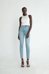 OAK ESSENTIAL SLIM FIT HIGH-RISE JEAN