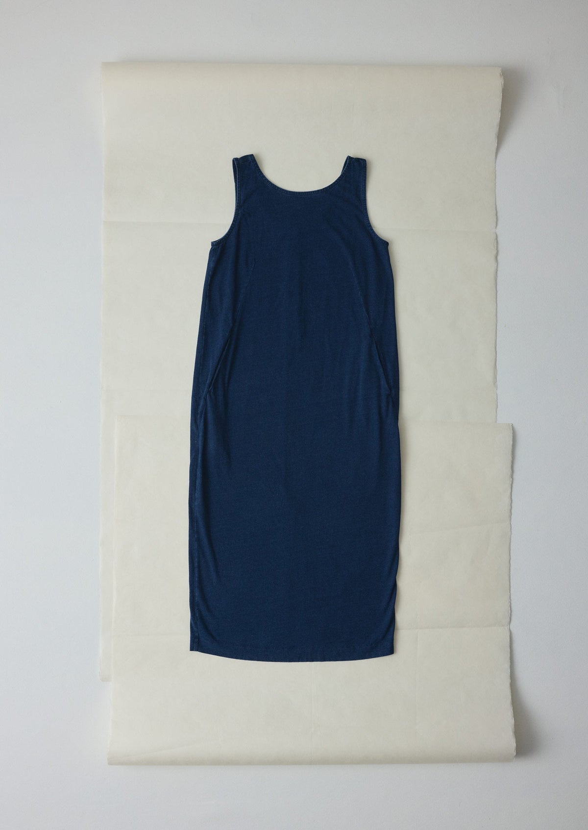 Lydia Jersey Shift Dress | Washed Indigo