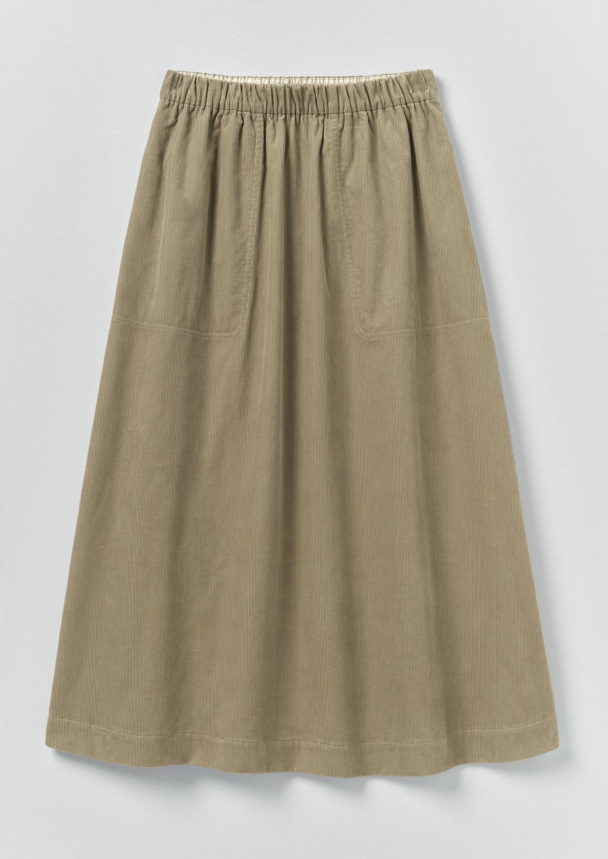 Organic Cord Pull On Skirt | Spelt