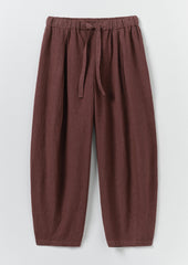 Minako Garment Dyed Linen Trousers | Fig