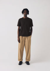 Theo Organic Cotton Short Sleeve Tee | Carbon Black