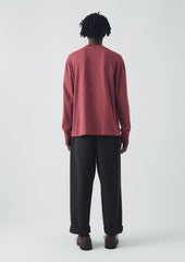 Long Sleeve Crew Neck Tee | Apple Butter