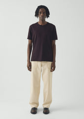 Theo Organic Cotton Short Sleeve Tee | Beetroot