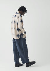Mosaic Cotton Ikat Shirt | Slate/Putty