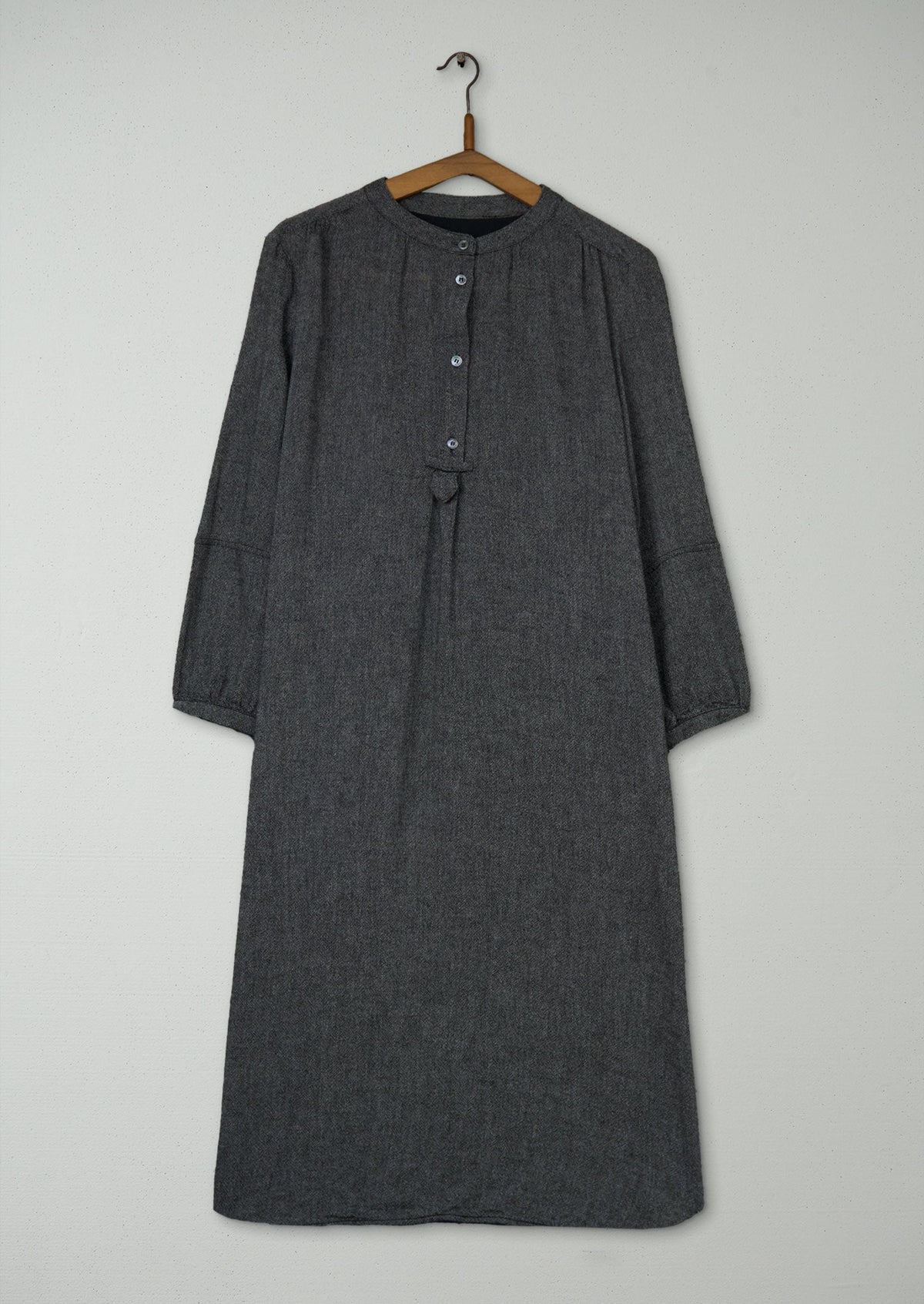 Reworn Emma Shirt Dress Size 12 (1869) | Charcoal