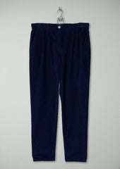 Reworn Cord Trousers Size 10 (1347) | Blue