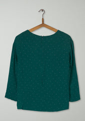 Reworn Madoka Top Size 12 (1031) | Teal