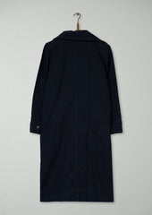 Reworn Drawstring Collar Dress Size S (1830) | Slate