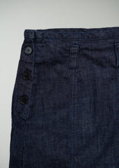 Reworn Patch Pocket Indigo Denim Skirt Size 18 (317) | Indigo
