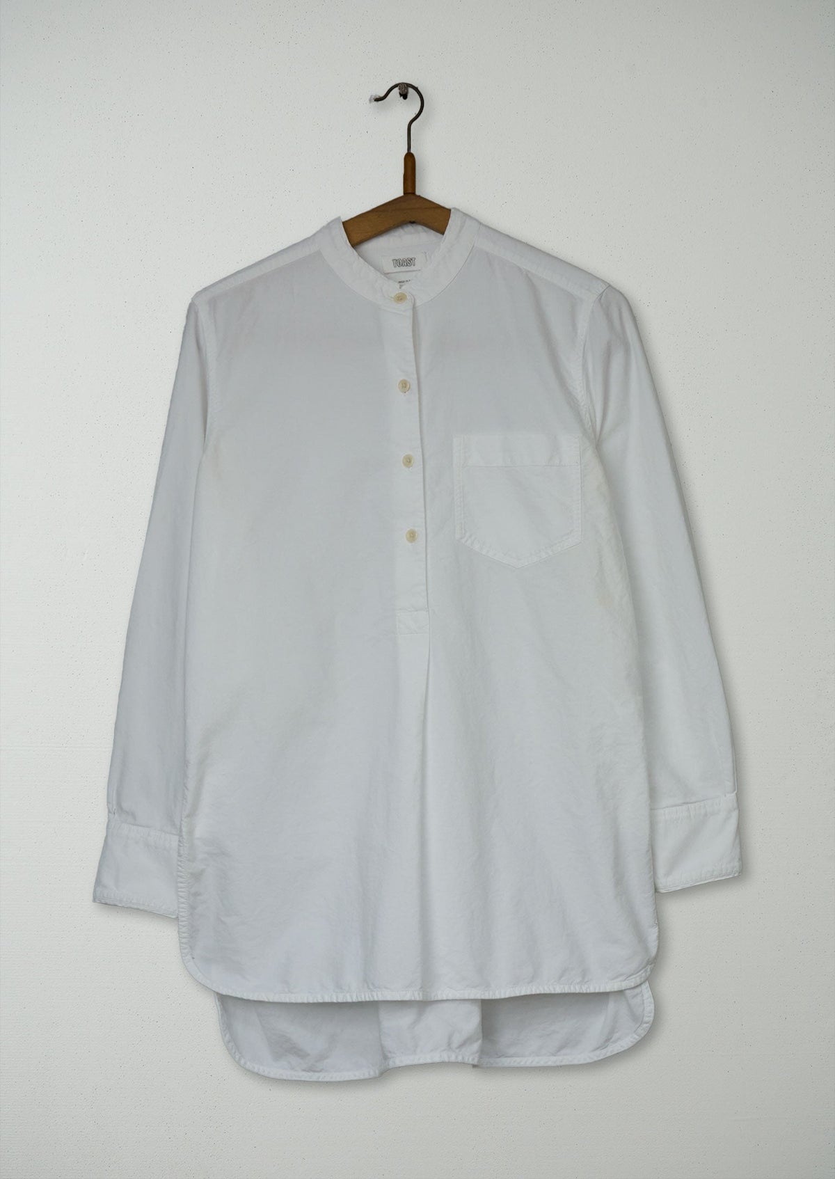 Reworn Cotton Oxford Shirt Size 8 (994) | White