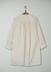 Reworn Cotton Long Shirt Size 6 (934) | Ecru