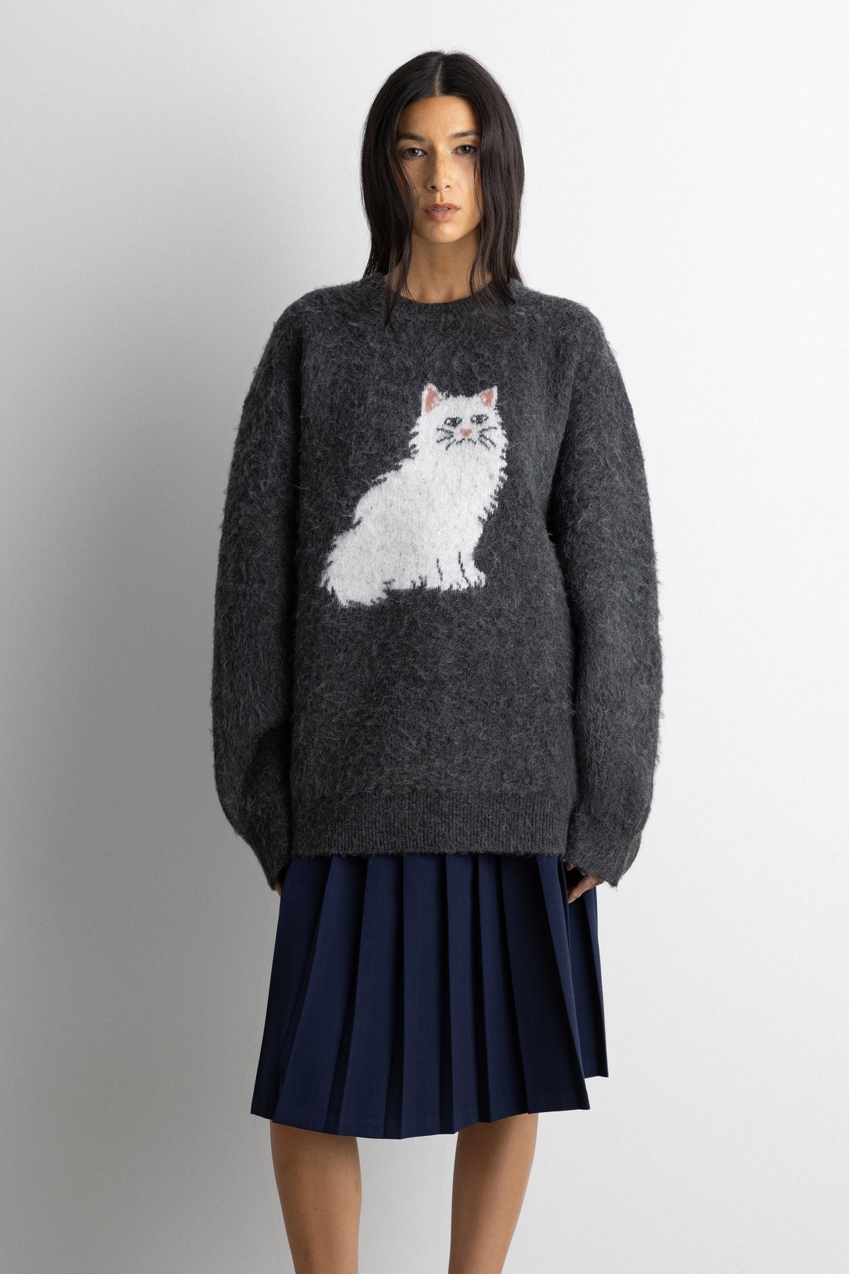 CAT CREWNECK SWEATER