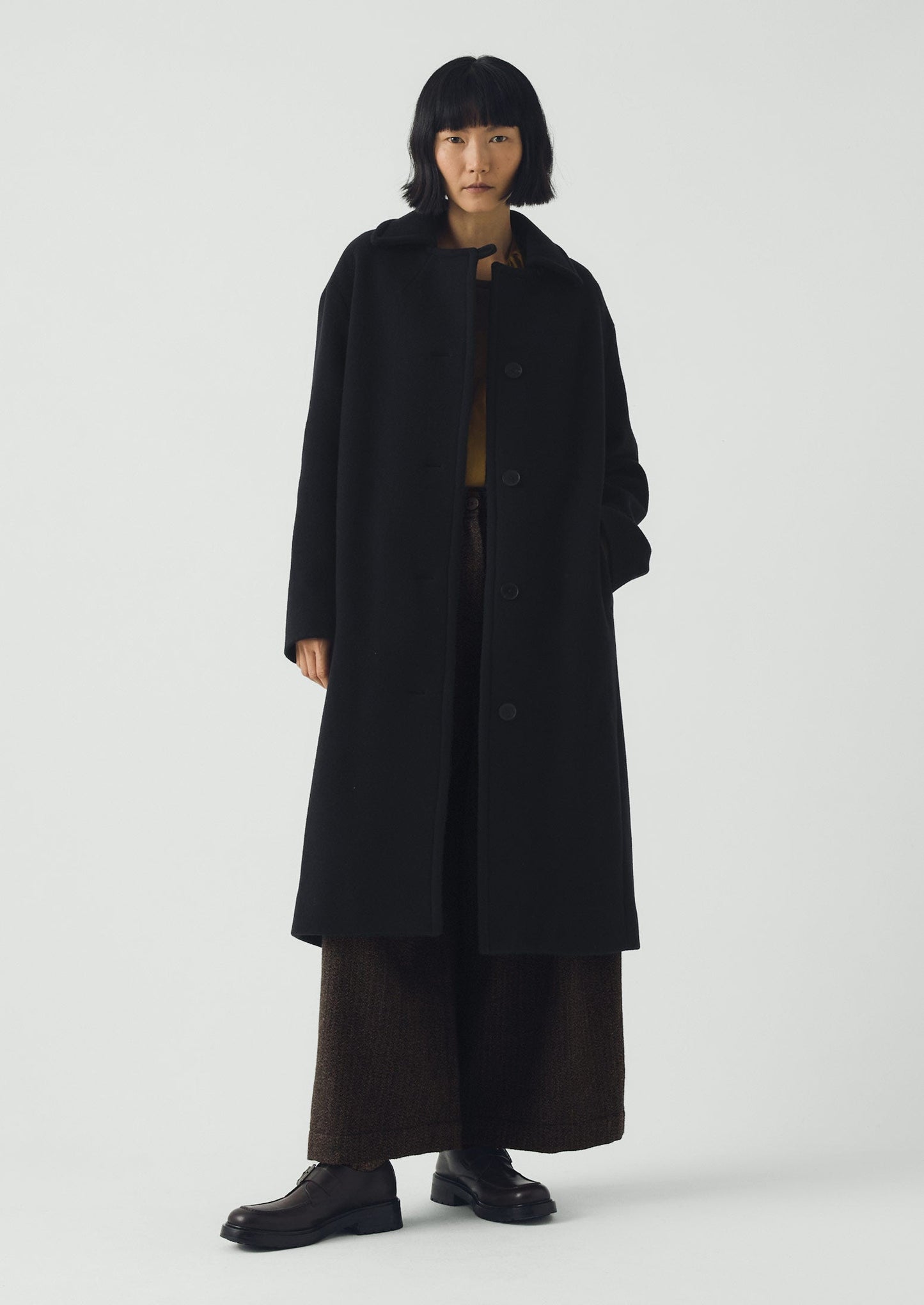 Wool Conservatoire Coat | Deep Navy