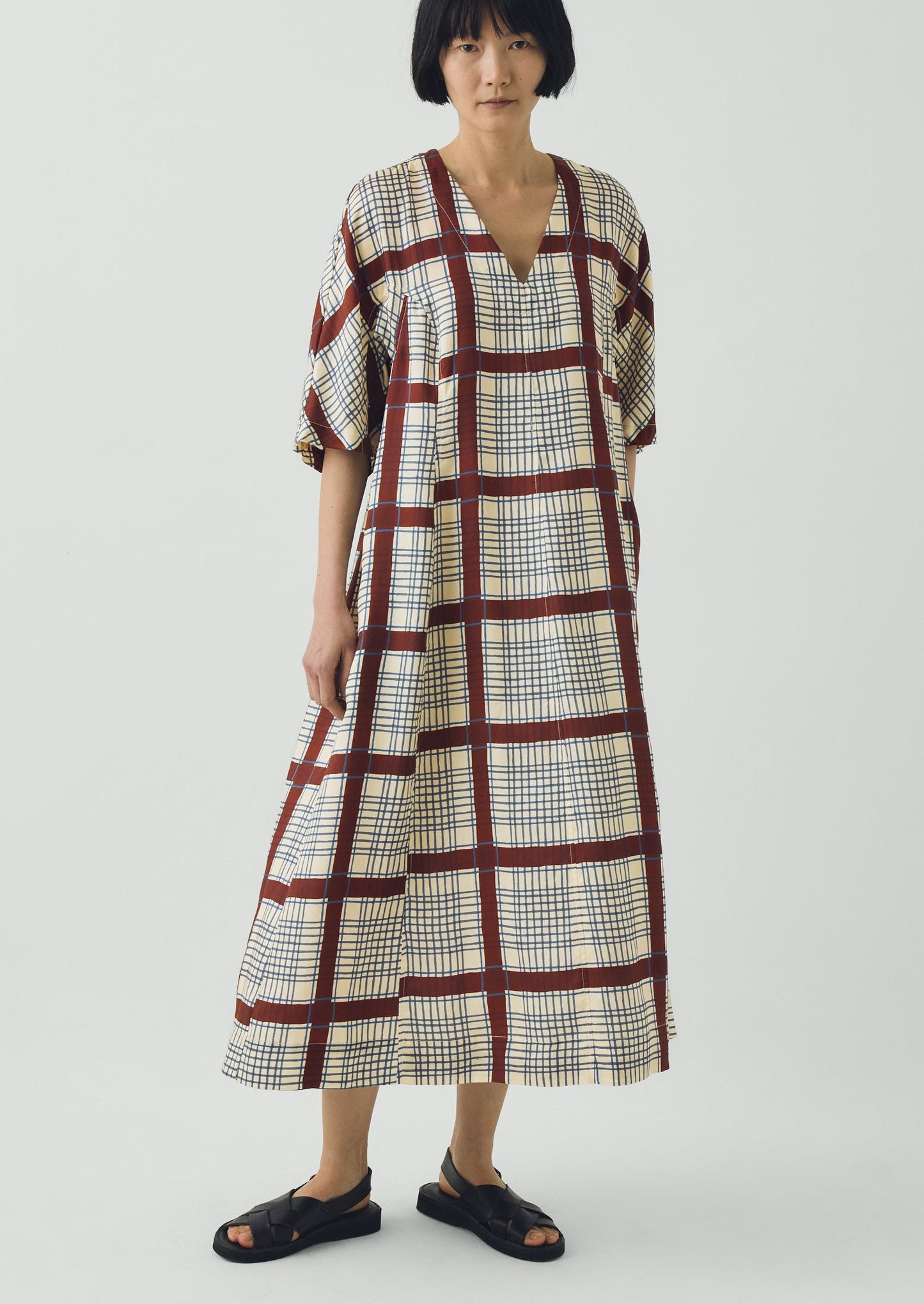 Tablecloth Print Dress | Soya/Multi
