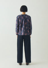 Provencal Paisley Print Cotton Poplin Shirt | Provencal Blue