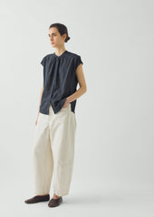 Slubby Check Short Sleeve Shirt | Ink