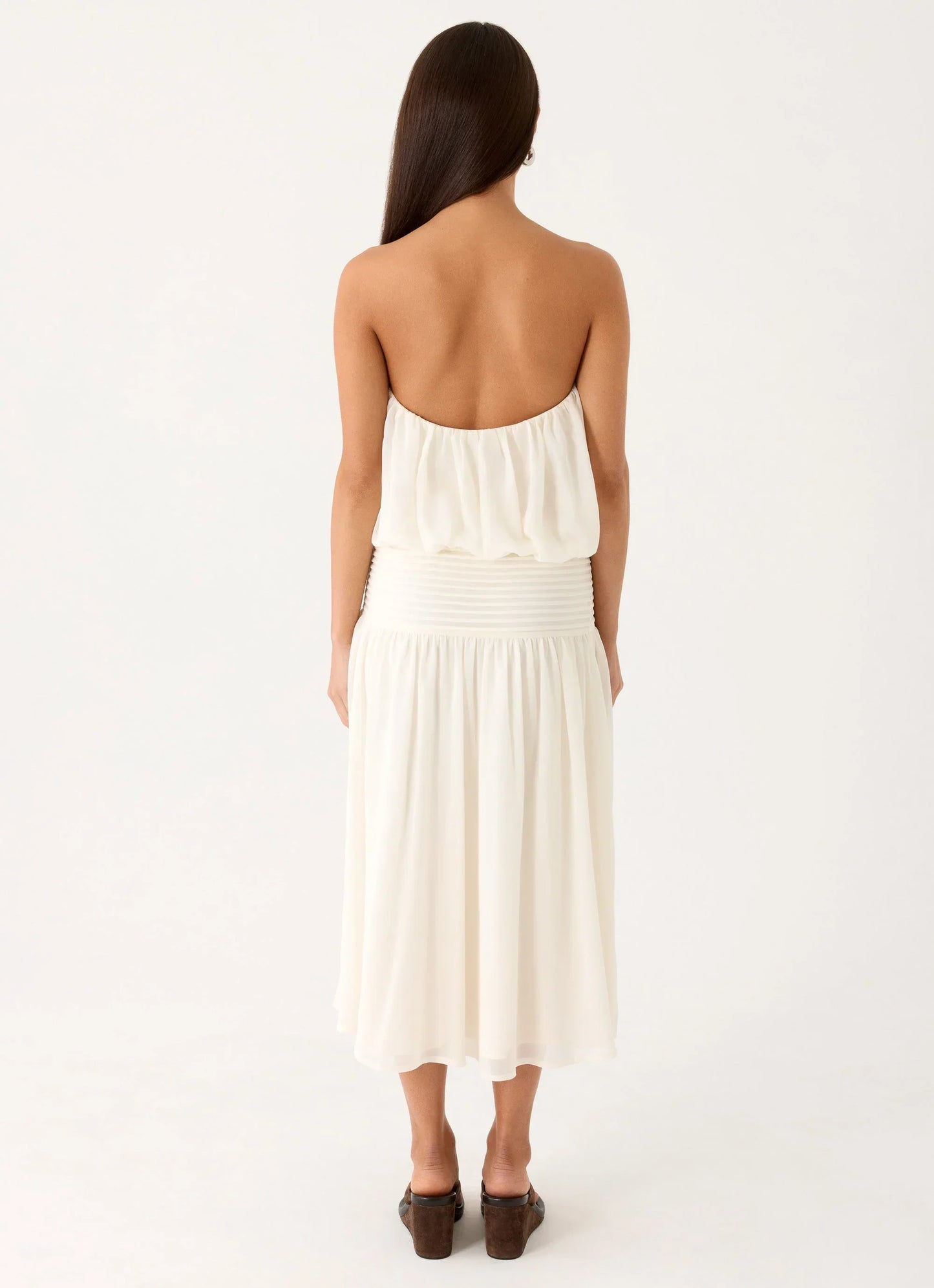 Calanthe Midi Dress - Ivory