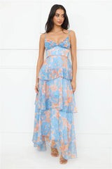 Be Myself Maxi Dress Blue