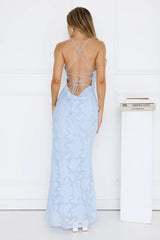 Bridge To Wonderland Maxi Dress Blue