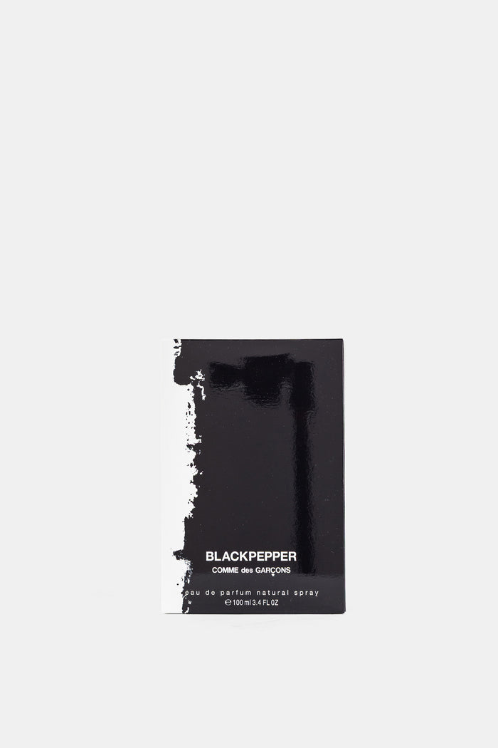 Comme des Garçons Parfums Blackpepper coffret noir mat motif encre splash eau de parfum 100ml FW26