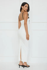 Chic Sophistication Maxi Dress White