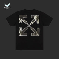 Off - White Caravaggio Arrows Tee – Black/White - ESSENTIALS EGYPT