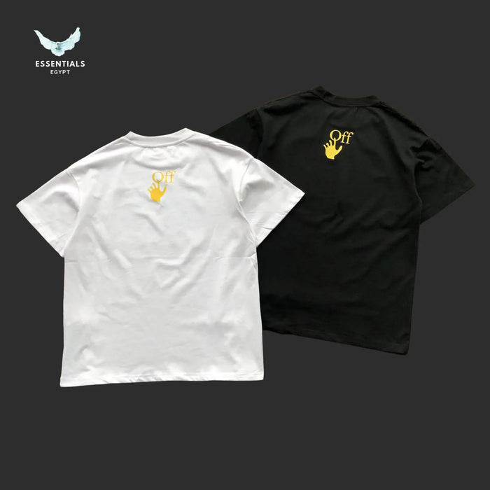 Off - White Caravaggio Frame Tee – White/Black - ESSENTIALS EGYPT