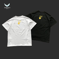Off - White Caravaggio Frame Tee – White/Black - ESSENTIALS EGYPT
