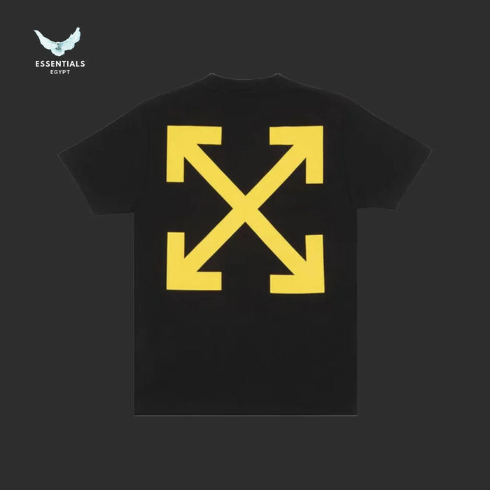 Off - White Caravaggio Print Tee – Black/White - ESSENTIALS EGYPT