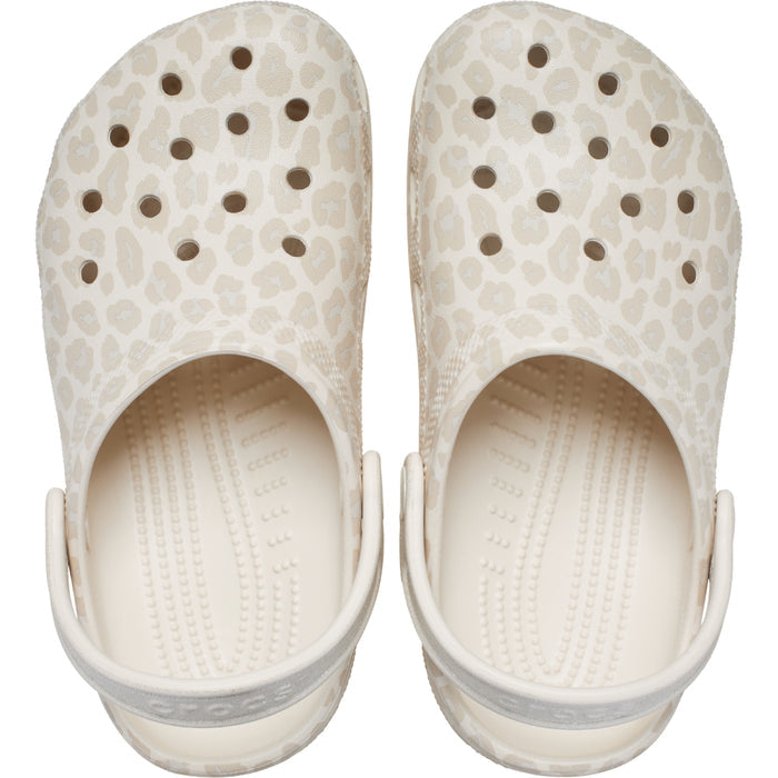 Classic Animal Glitter Clog K - Almond Tint/Leopard