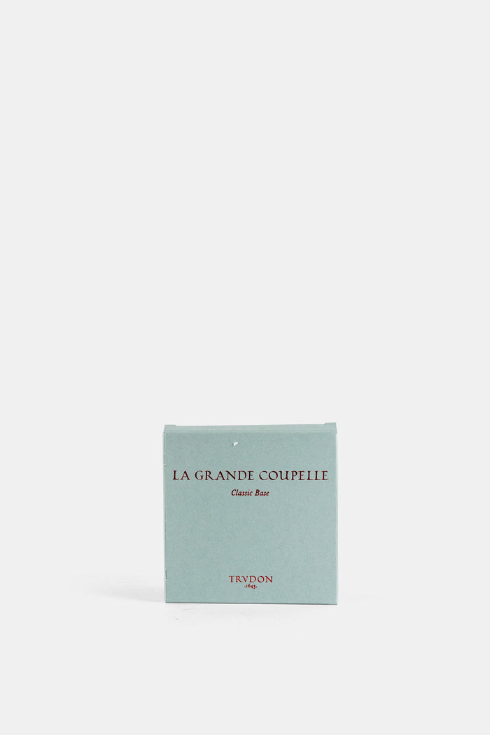 Trudon La Grande Coupelle boîte Classic Base packaging bleu céladon coffret élégant accessoire bougie luxe