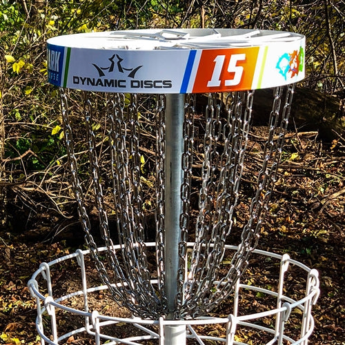 Custom Disc Golf Basket Wrap