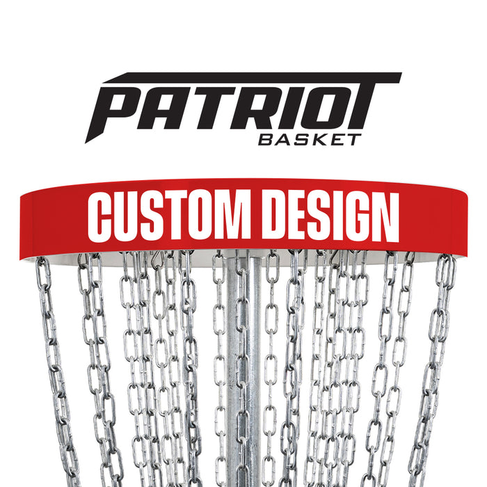 Custom Disc Golf Basket Wrap