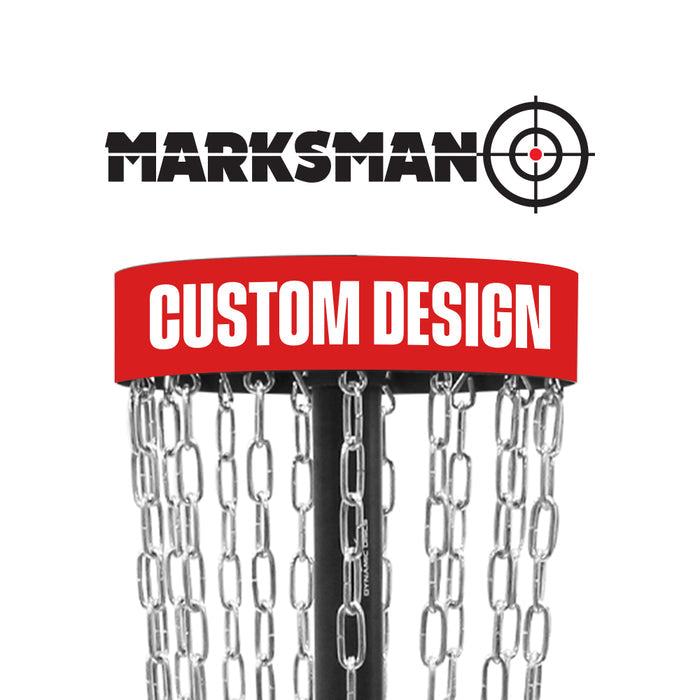 Custom Disc Golf Basket Wrap
