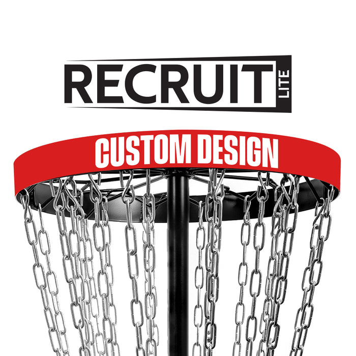 Custom Disc Golf Basket Wrap