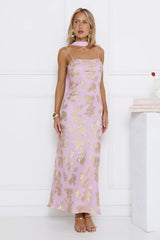 Dreamy Dazzle Maxi Dress Lilac