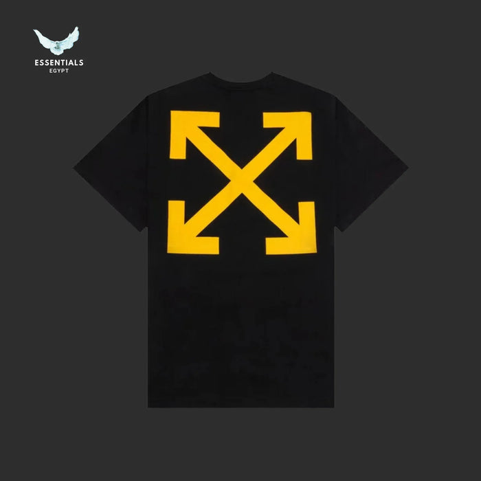 Off - White Diag Caravaggio Mercy Tee – Black/White - ESSENTIALS EGYPT