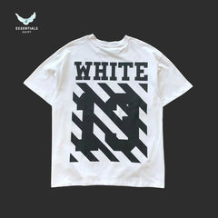 Off - White Diag Spray Tee – Black/White - ESSENTIALS EGYPT