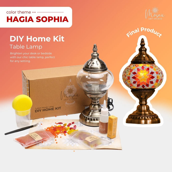 DIY Turkish Mosaic Lamp Kit – Hagia Sophia Design Theme