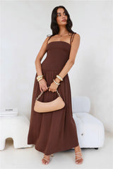Dream Strides Maxi Dress Brown