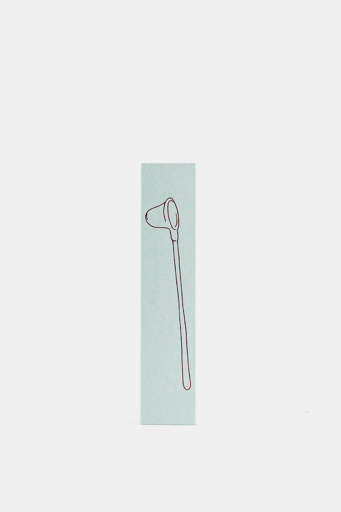 Trudon éteignoir illustration linéaire contour cloche fond vert d'eau design minimaliste accessoire bougie luxe