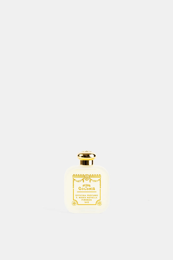 Santa Maria Novella Acqua di Colonia Fieno eau de cologne 100ml flacon verre blanc dépoli bouchon doré Firenze