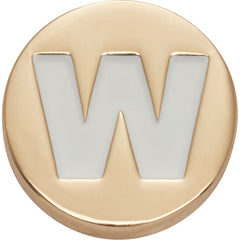 Gold Letter W - UNIQUE